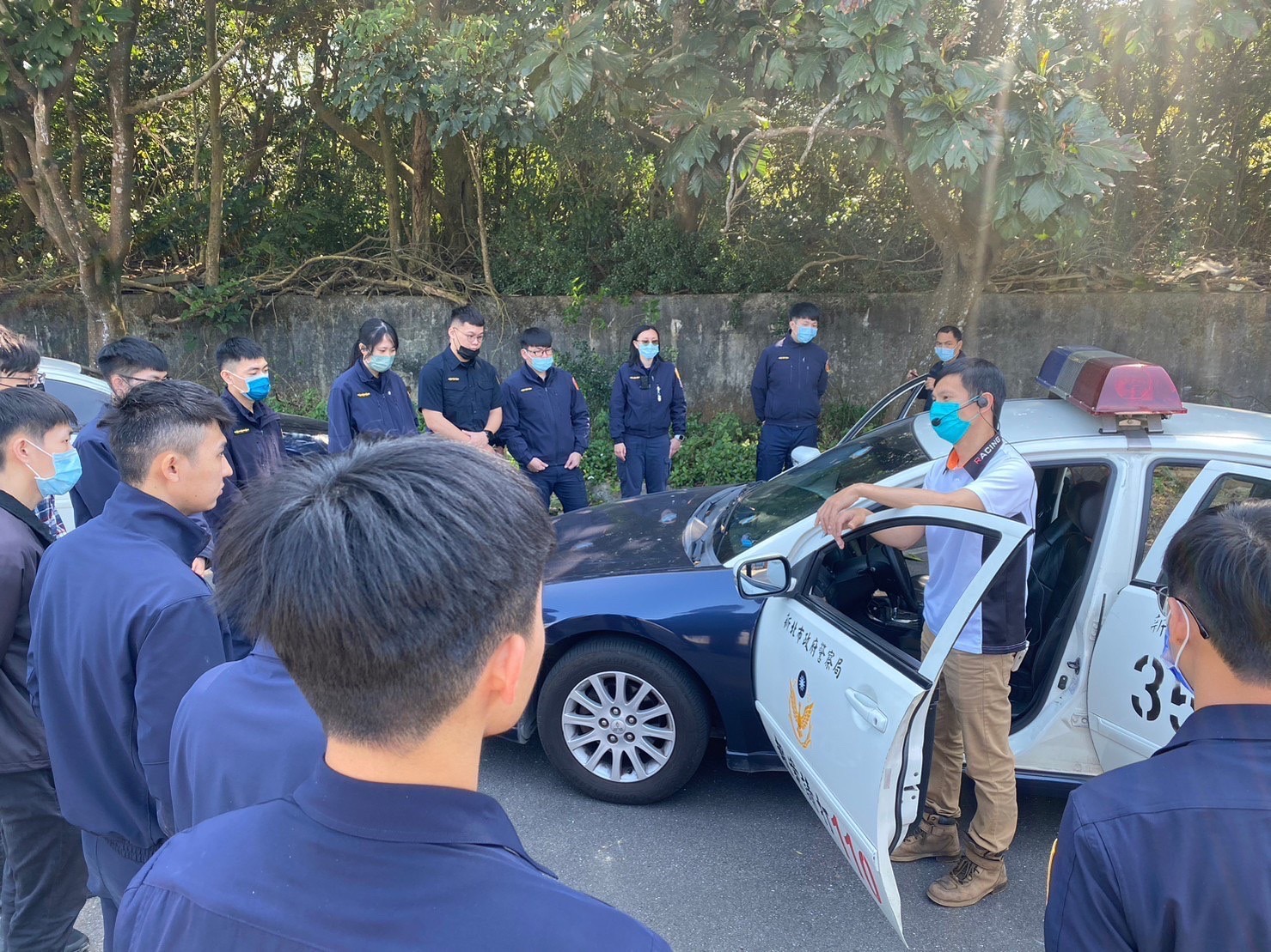 精進駕駛技術｜新莊警辦理安全訓練