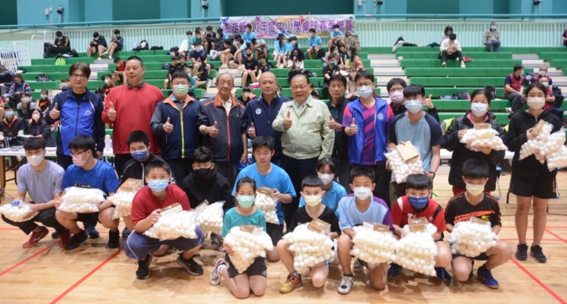中小學桌球春季聯賽開幕 陳光復勉以球會友交流球技