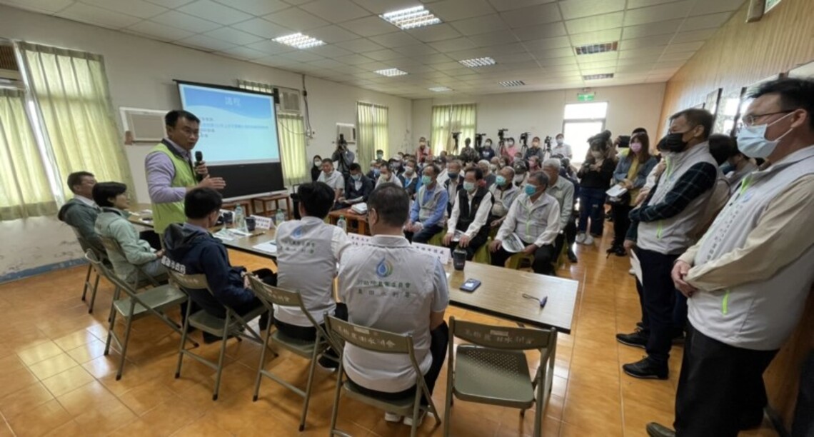 高雄水情嚴峻 陳吉仲視察高雄地區1期作抗旱灌溉整備情形