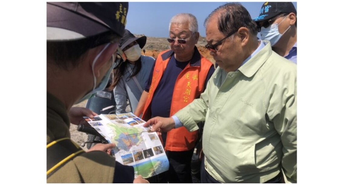 陳光復出席花嶼天湖宮入火慶典  勘察地方建設