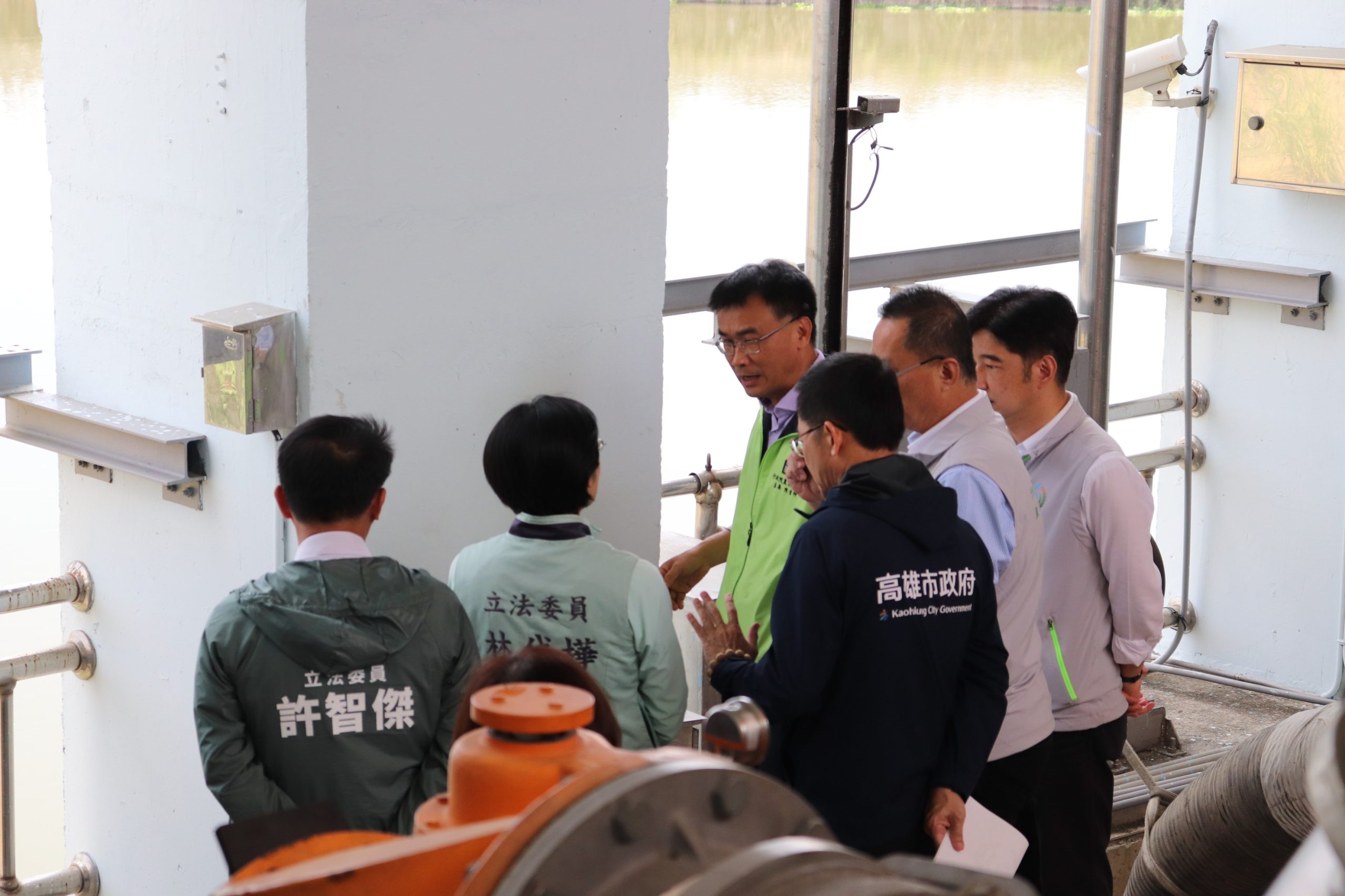 陳吉仲主委視察高雄地區1期作抗旱灌溉整備