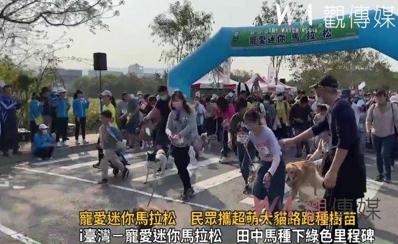 影/Run For Love 寵愛迷你馬拉松 民眾攜超萌犬貓路跑種樹苗