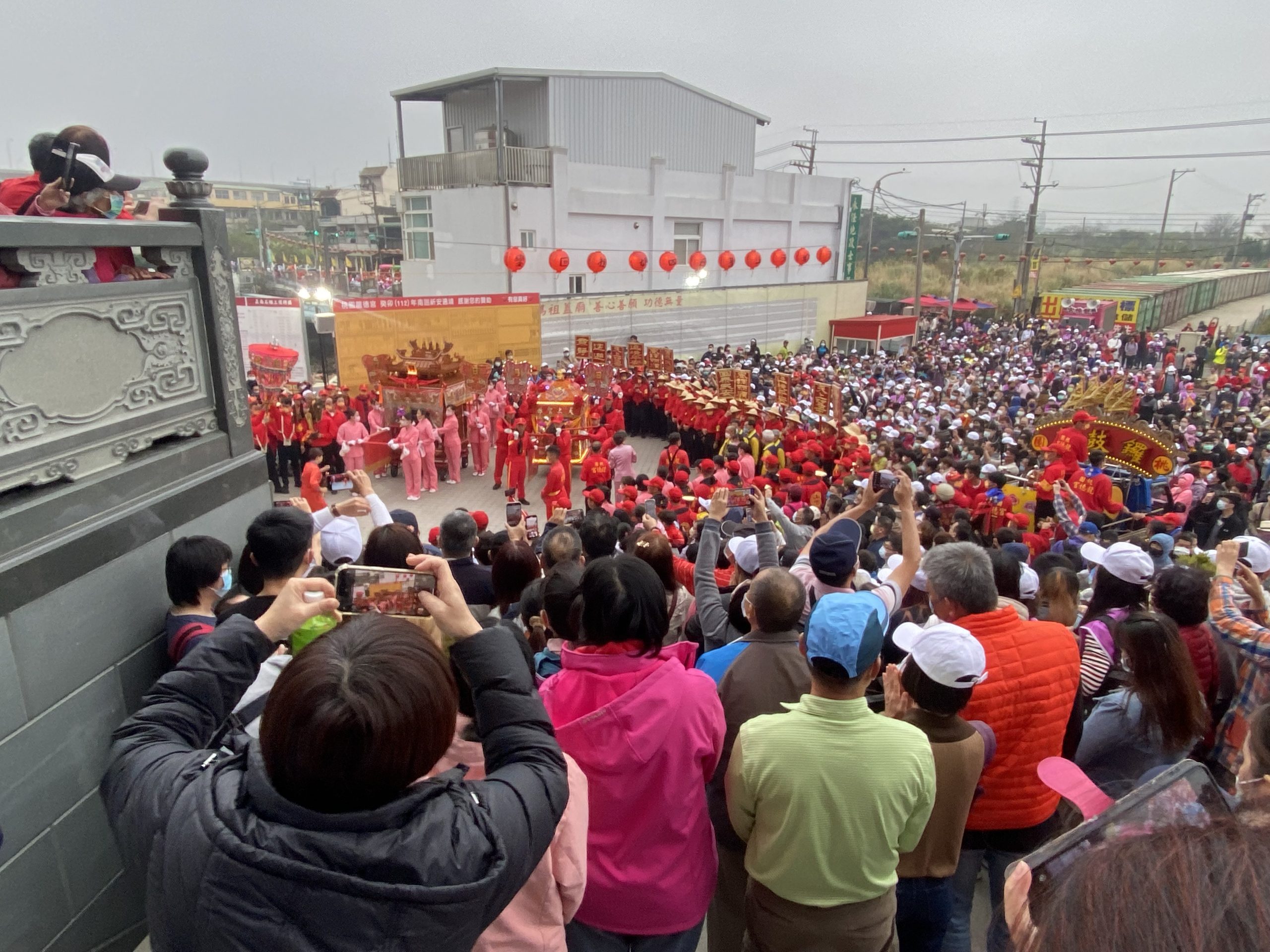 桃園龍德宮南巡祈福遶境圓滿 張善政恭迎媽祖聖駕回