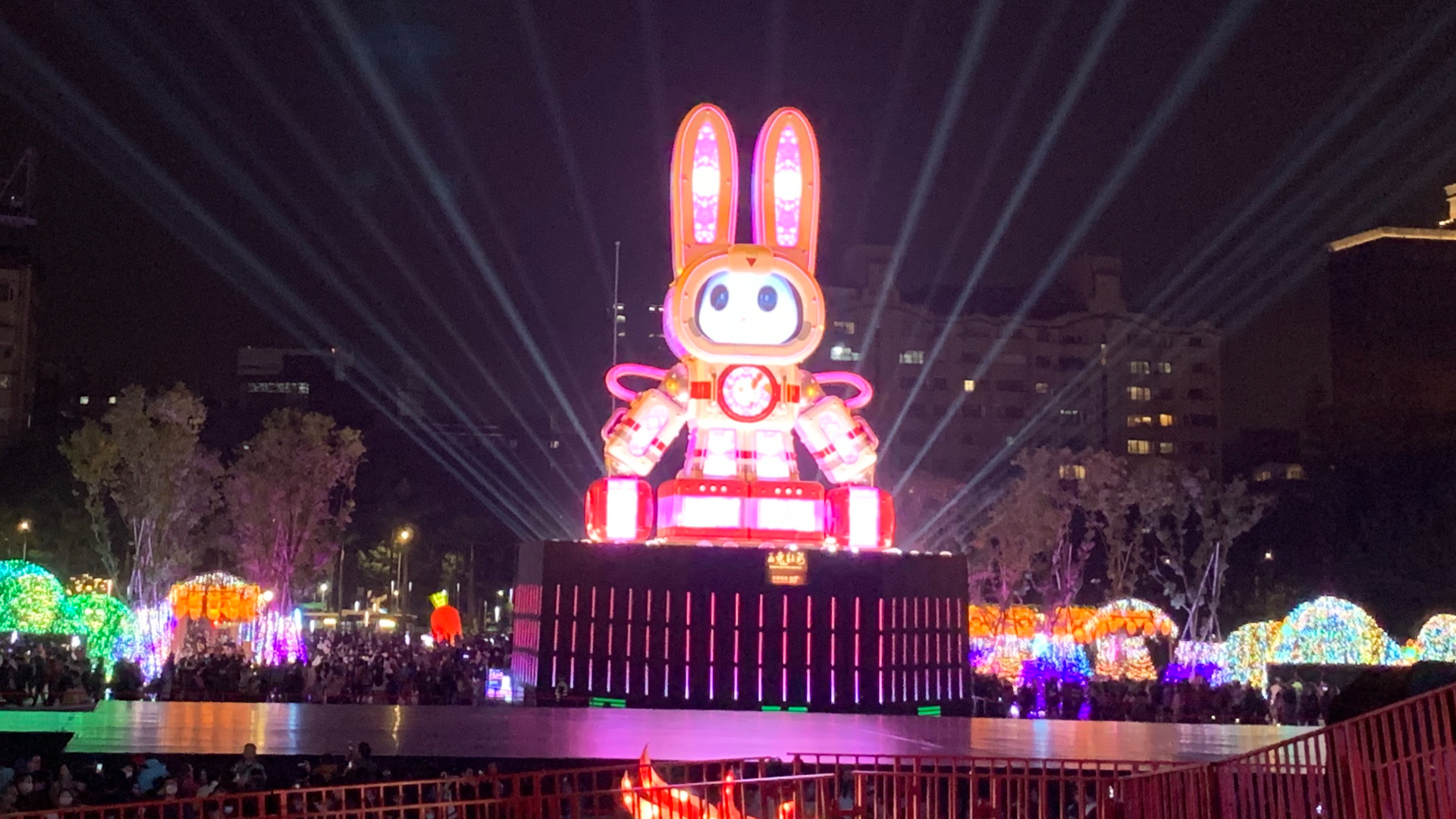 2023台灣燈會在台北舉行,已在2月落幕,卻爆出參觀人次膨風爭議。資料照片