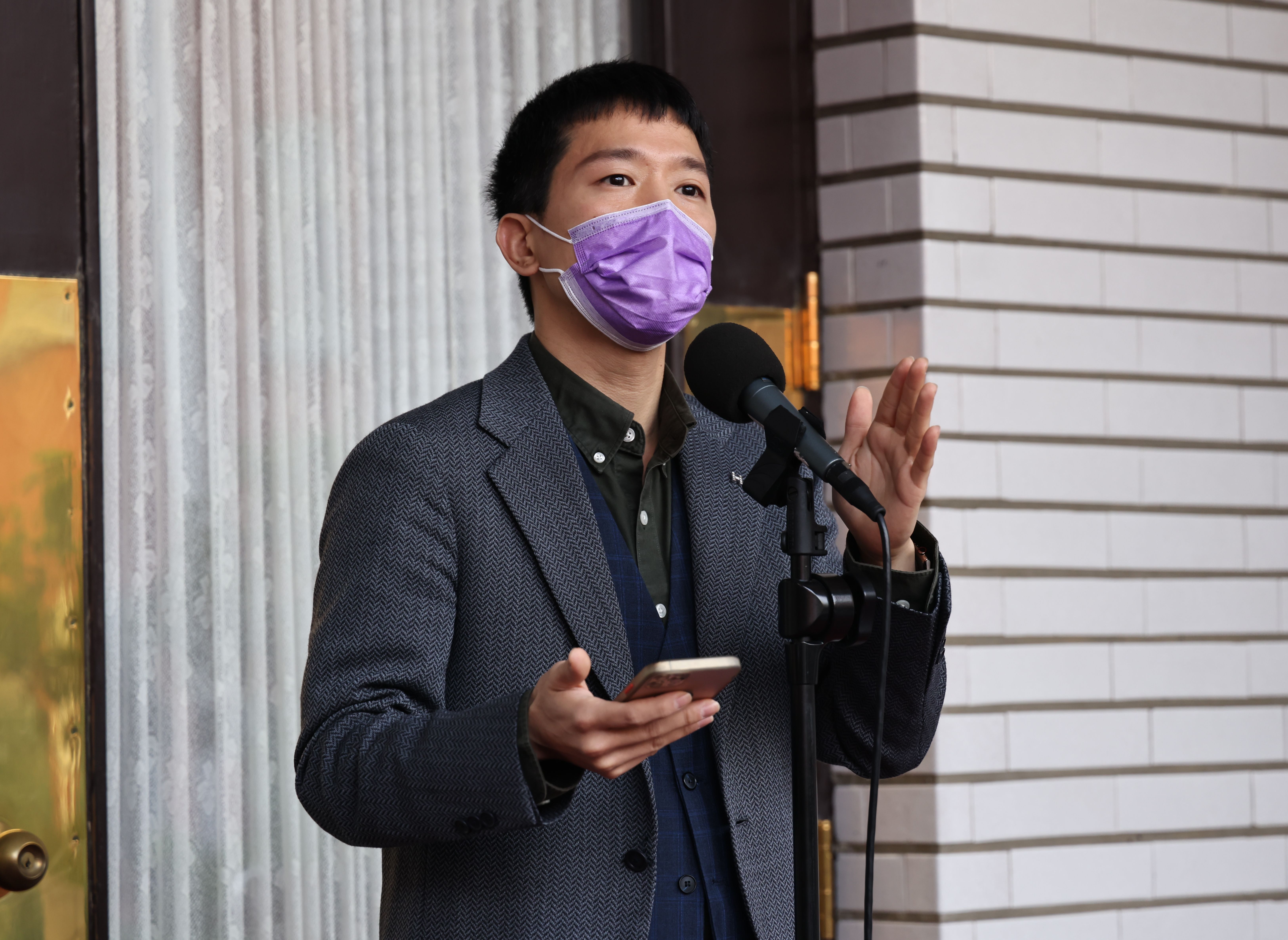 何志偉表示,尊重王世堅的個人生涯規劃,期待良性競爭。資料照片/林啟弘攝