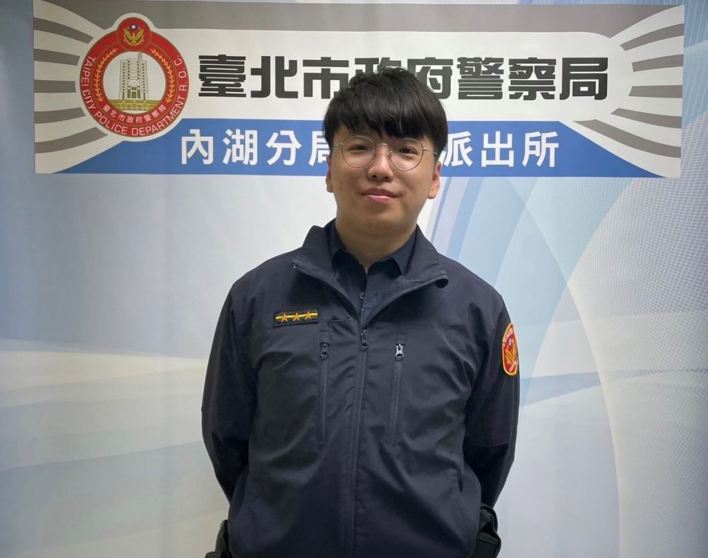 康樂派出所警員游詠翔。