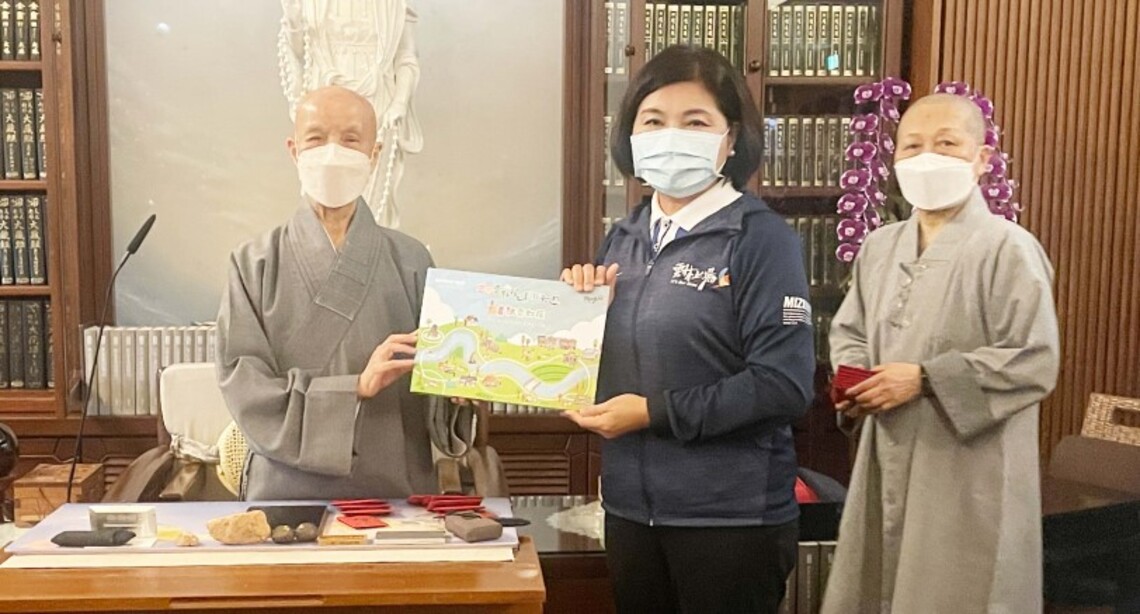 張麗善縣長率縣府團隊拜會證嚴上人　感謝慈濟長期以來對雲林的幫助
