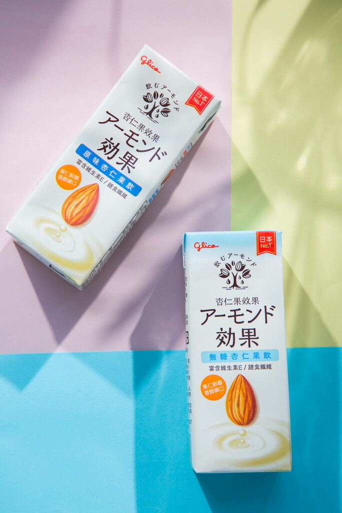 「杏仁果效果」小巧瓶裝方便攜帶、即開即飲適合不同飲用場境(照片提供：格力高台灣)