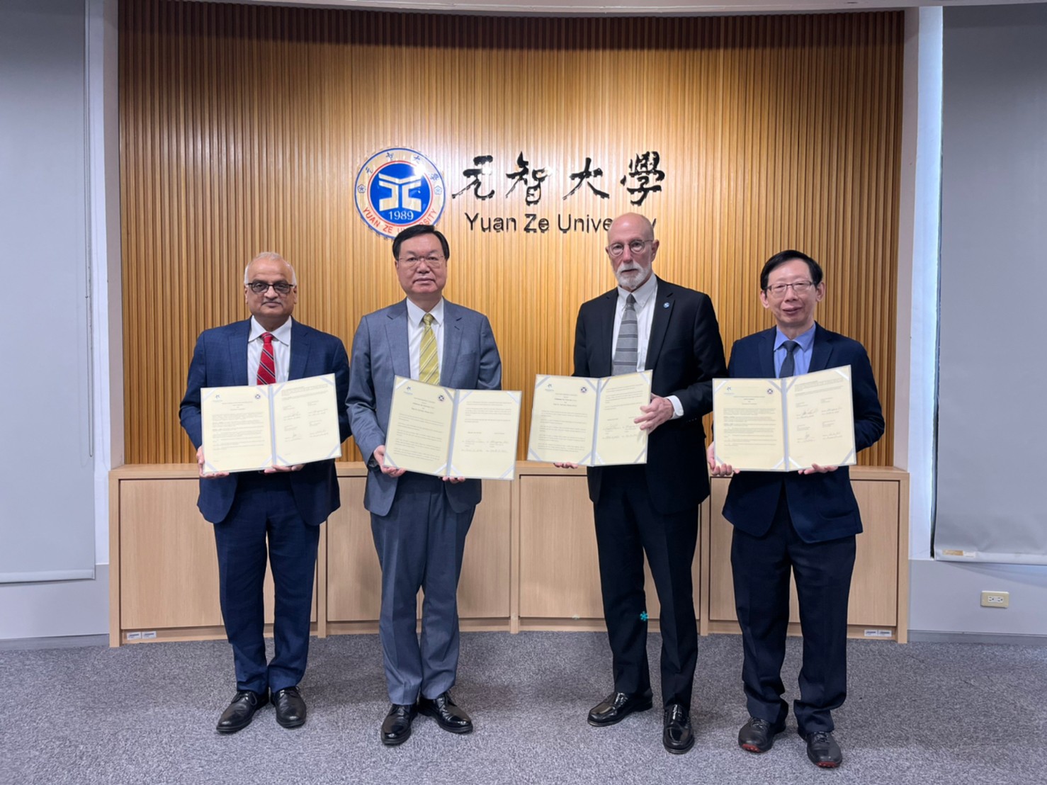 美國奧克拉荷馬市大學拜訪元智簽署合作協議