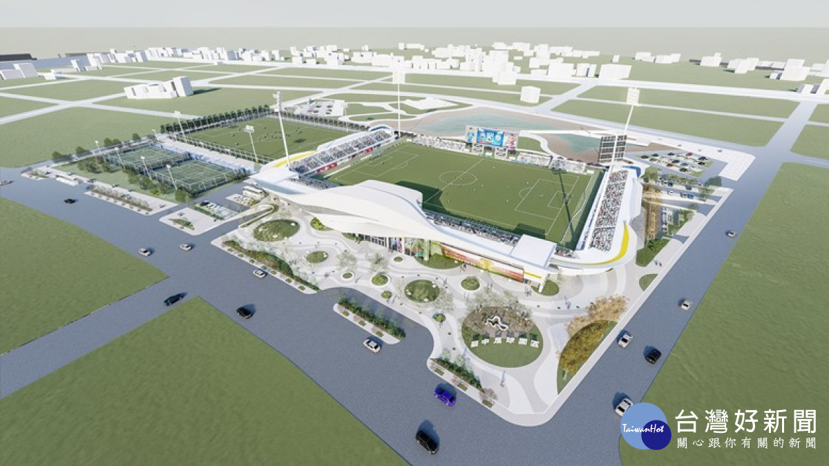 台中市足球運動休閒園區可辦亞洲足球聯盟以上的國際賽事
