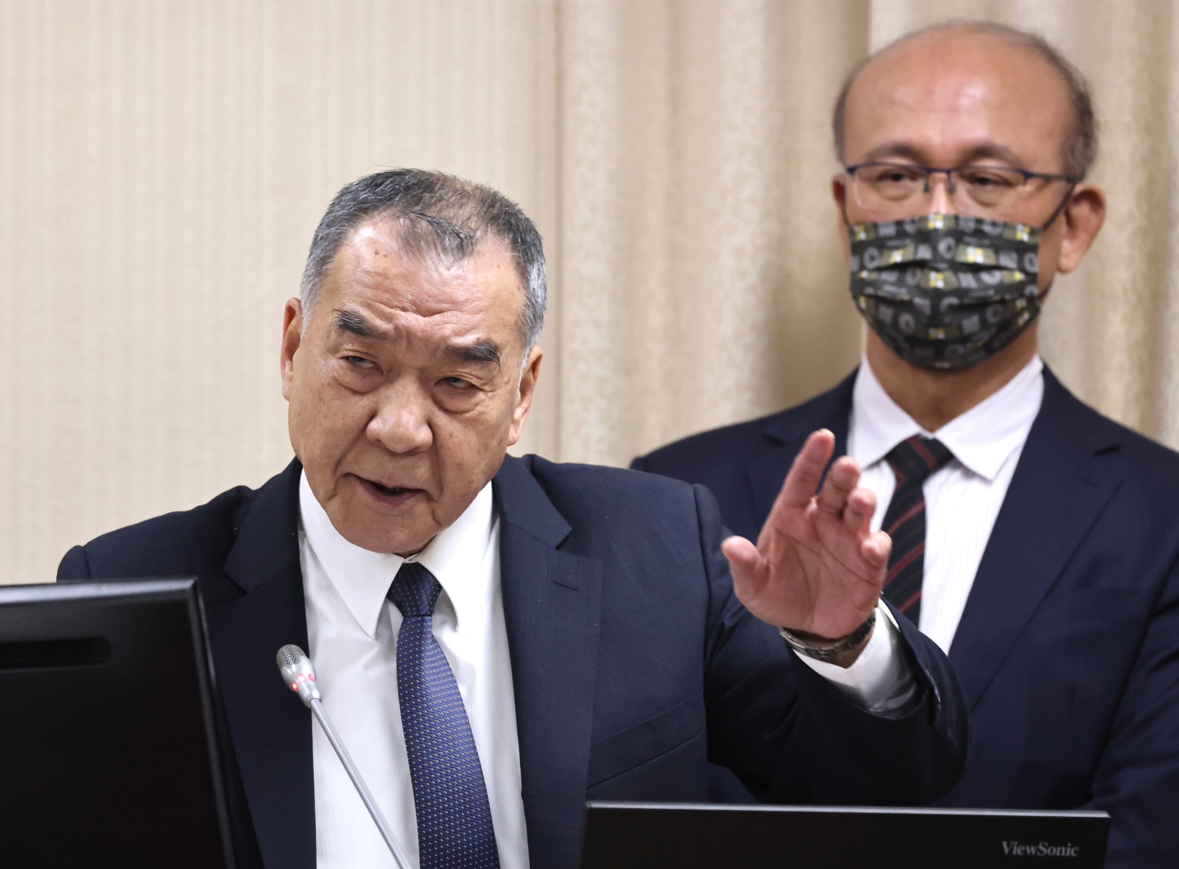 國防部長邱國正下令國軍漏夜械彈清點結果出爐。資料照片/林啟弘攝