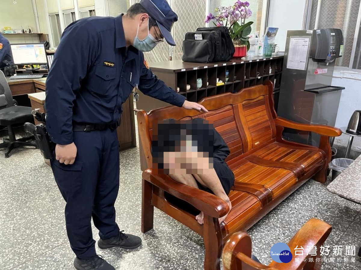 虎警化身張老師，開導超商失意男/虎尾警分局提供