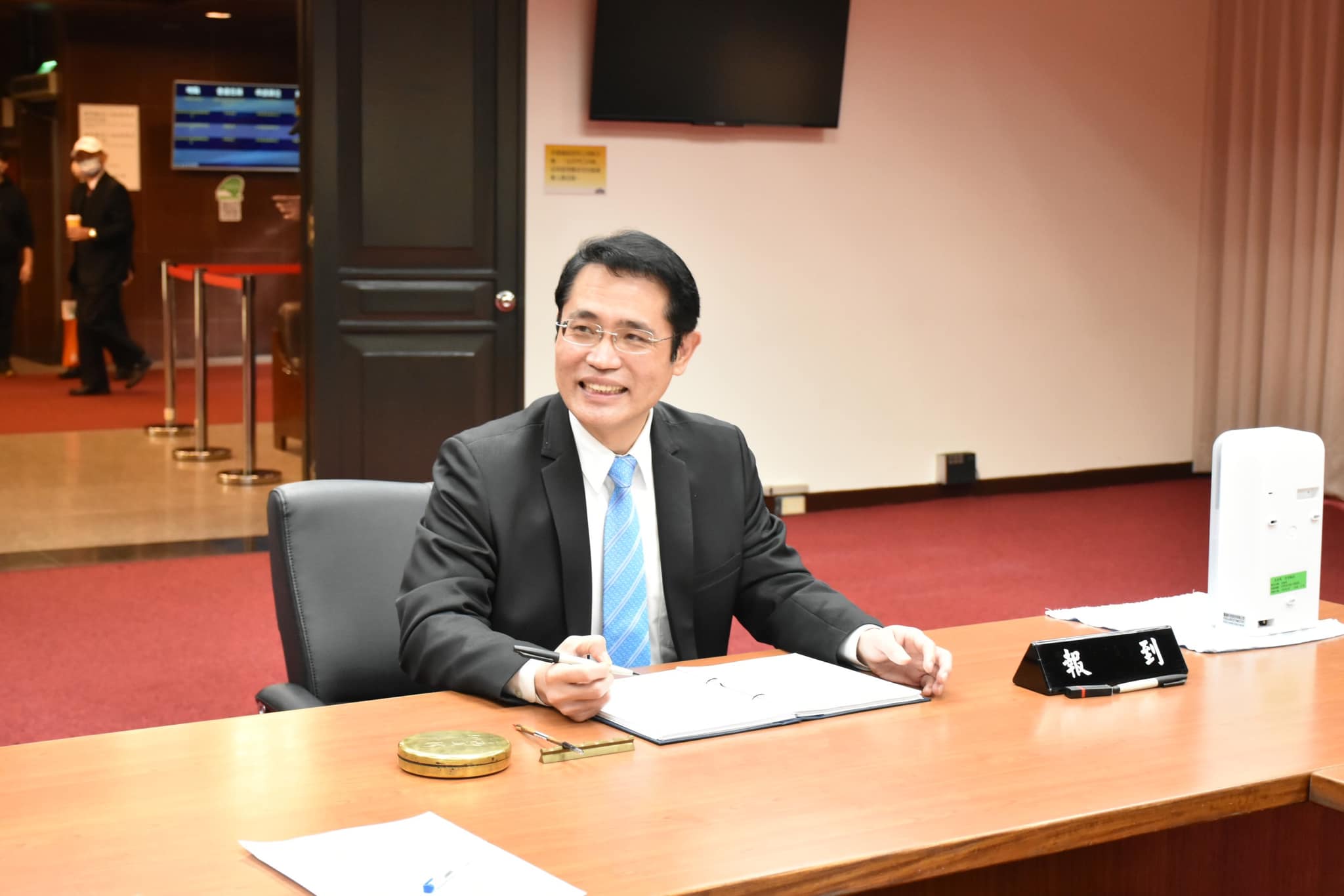 民進黨現任中和立委江永昌未登記初選,不再競選連任。翻攝江永昌臉書