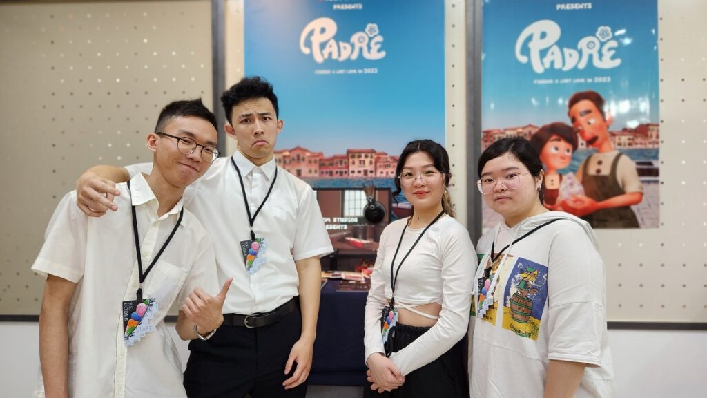 跨領域創作之二﹤PADRE﹥學生團隊合影。（圖/陳惠玲攝影）