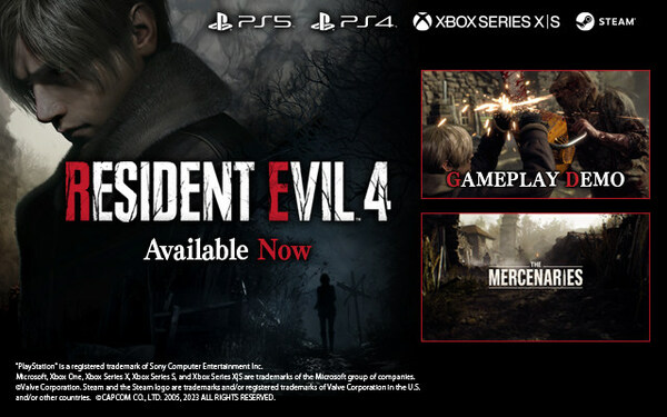 《Resident Evil 4》正式開售,體驗版已開放免費下載