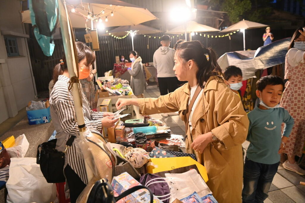 現場舉辦豐富市集活動