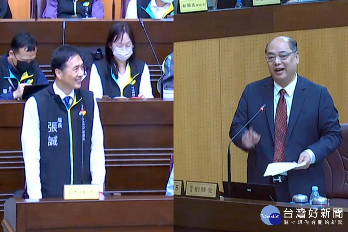 針對桃園市的商業數及整個產業結構,桃園市議員劉全質詢市府經發局長張誠。