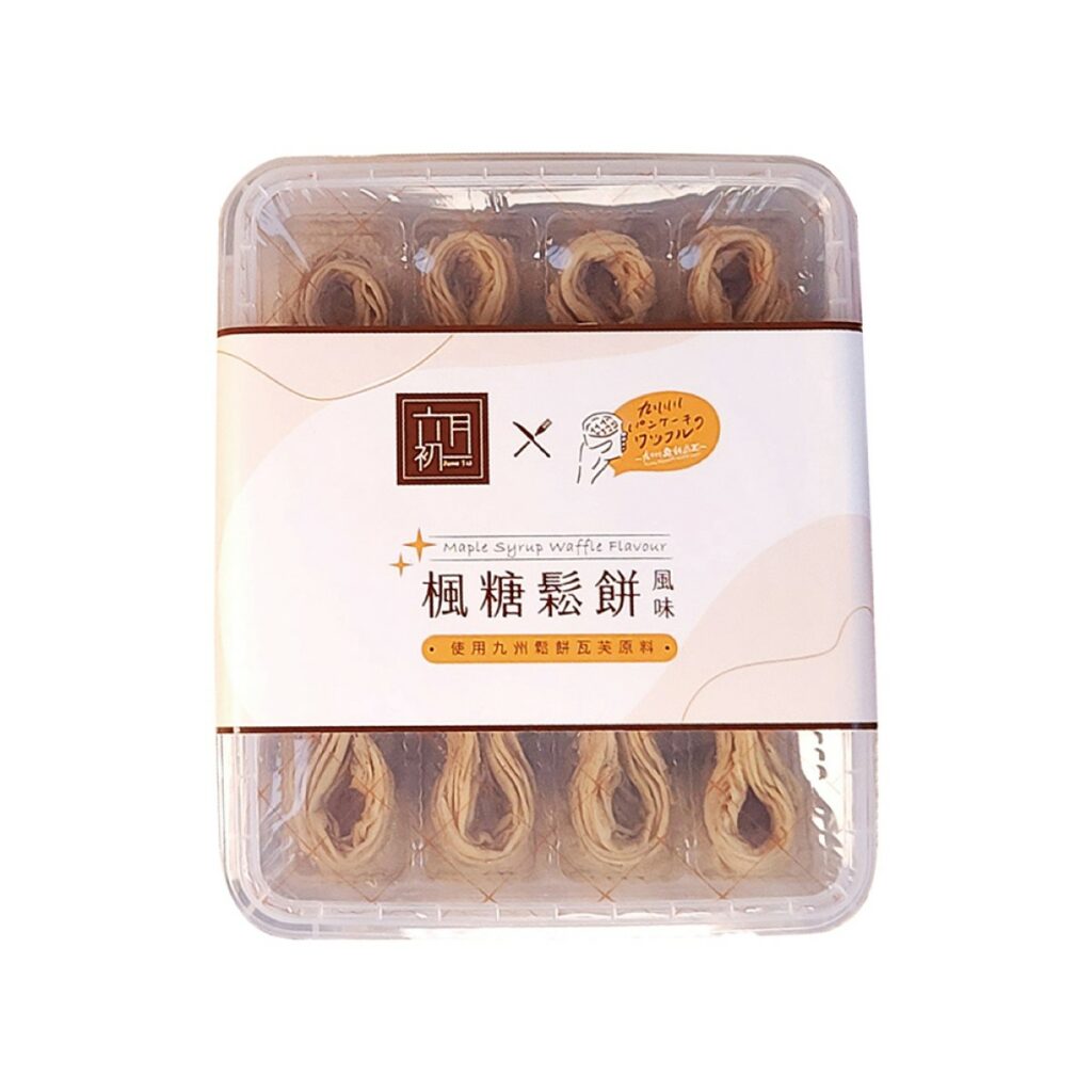 六月初一九州鬆餅瓦芙8結蛋捲-售價300元1盒。