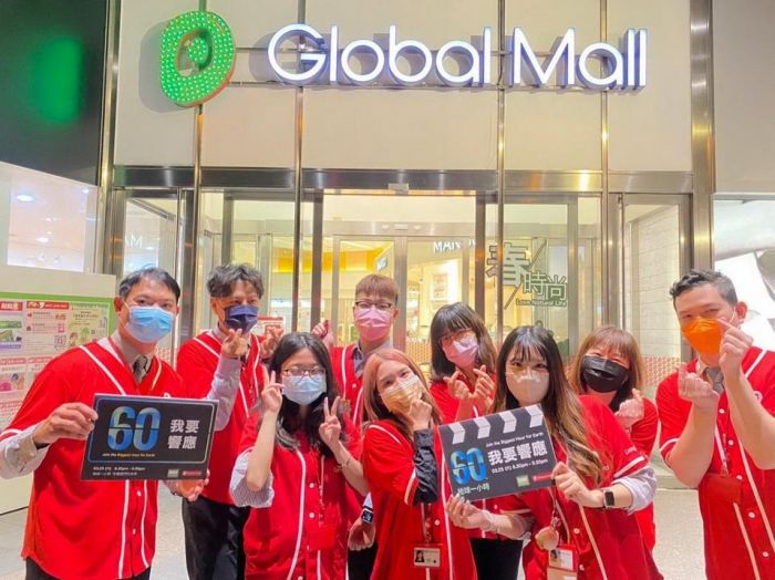 響應「地球一小時」 Global Mall屏東市擴大延長關燈18小時