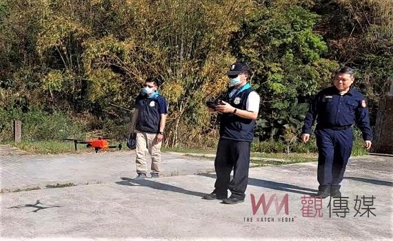 斗六警出動空拍機 清搜山區偏郊打擊不法