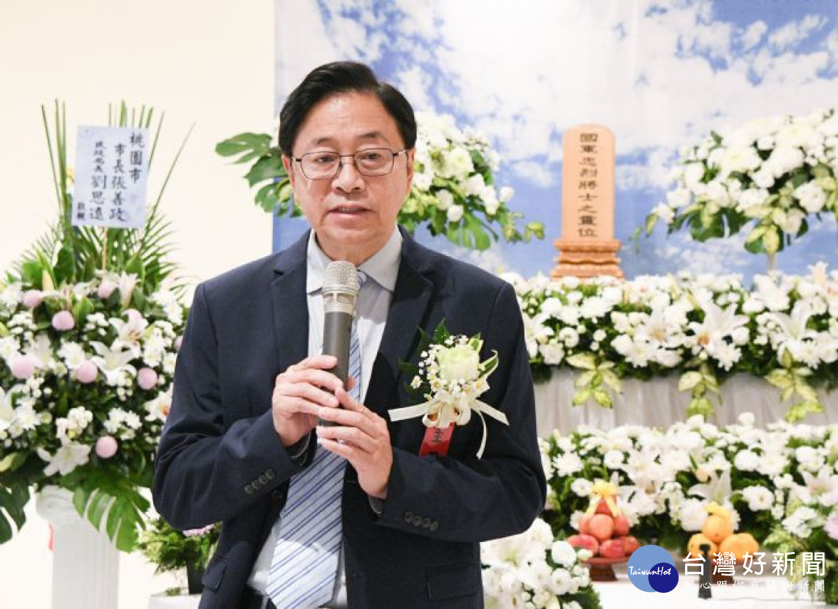 張市長致詞期勉民眾持續為國家打拚。<br /><br /> 
