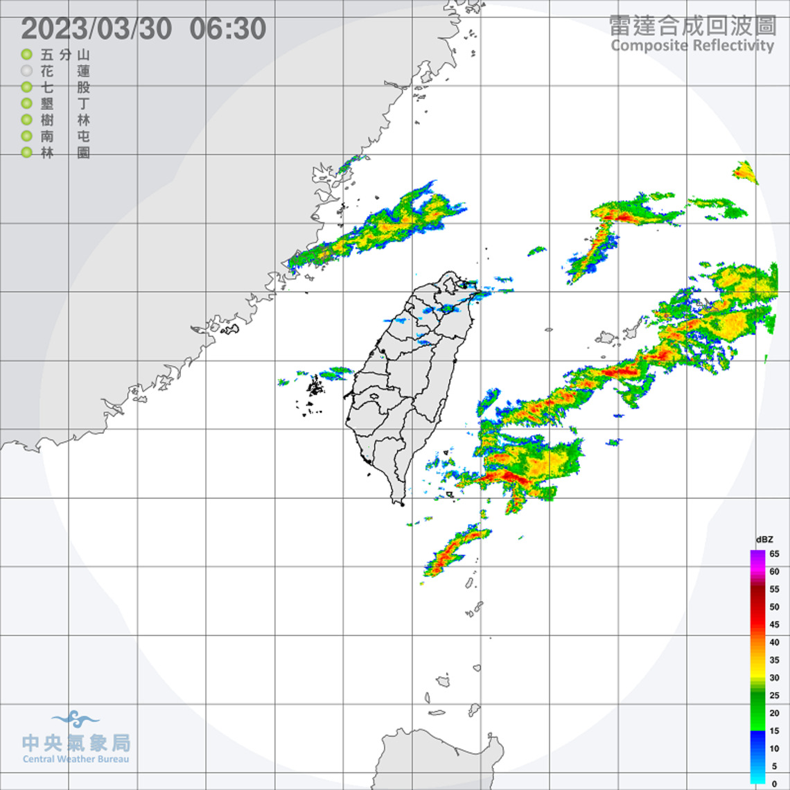 中部以北、東半部降雨增 北宜稍降溫