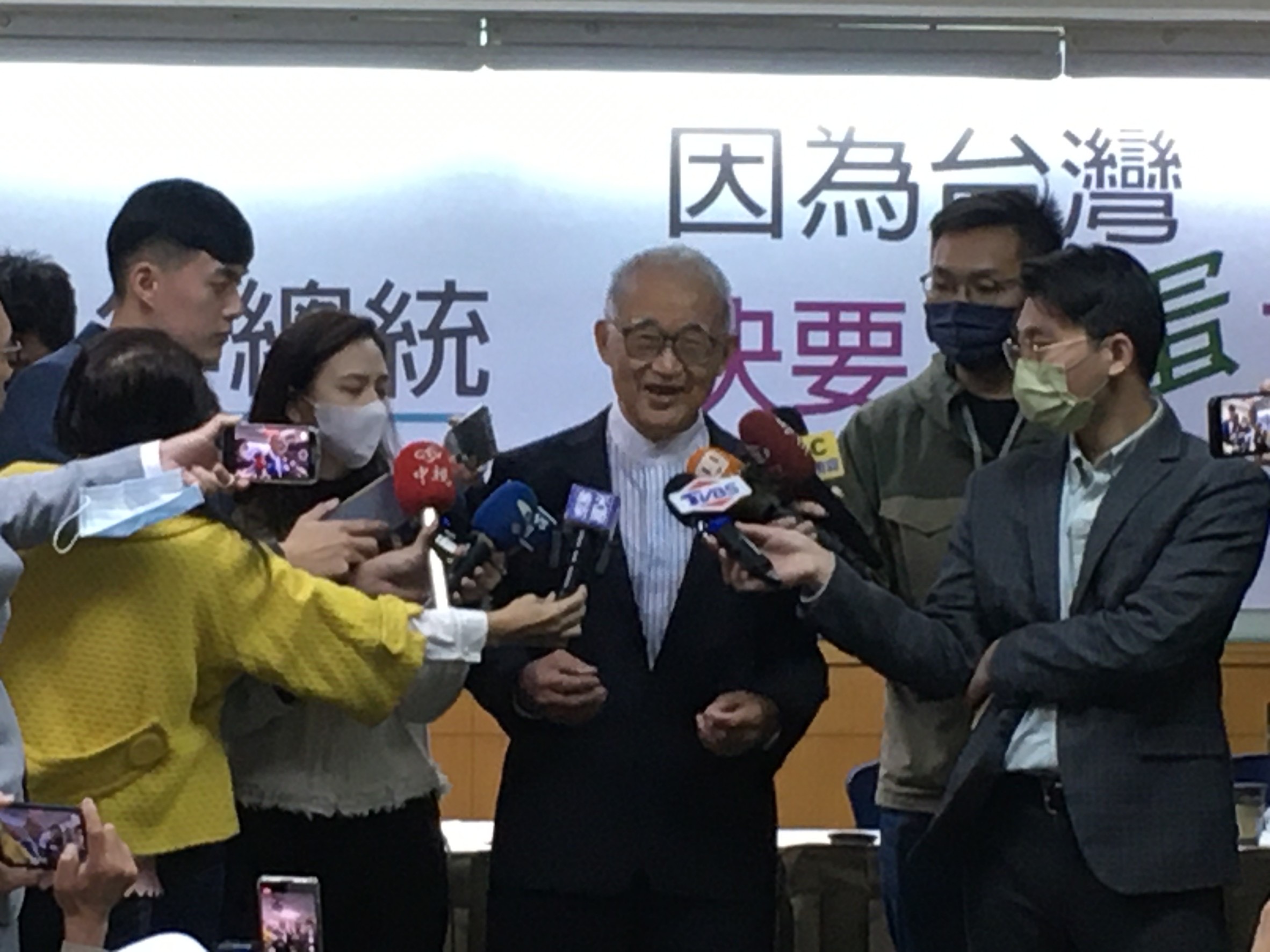關心台灣、擔心中華民國前途 王建煊宣布參選總統