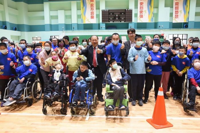 澎湖身心障礙運動會 陳光復鼓勵走出戶外踏青運動