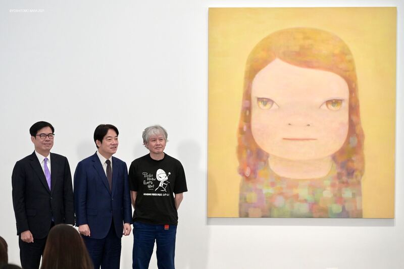 漾新聞|賴清德陳其邁出席內惟藝術中心奈良美智作品展開幕
