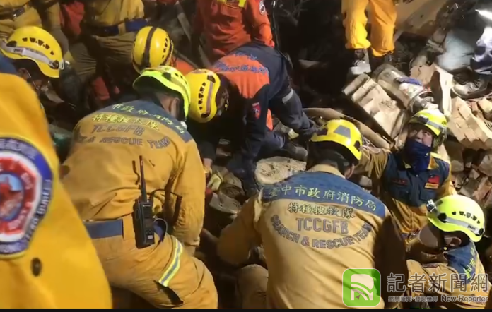 台中房屋倒塌奪3命 1人內出血2人窒息死亡