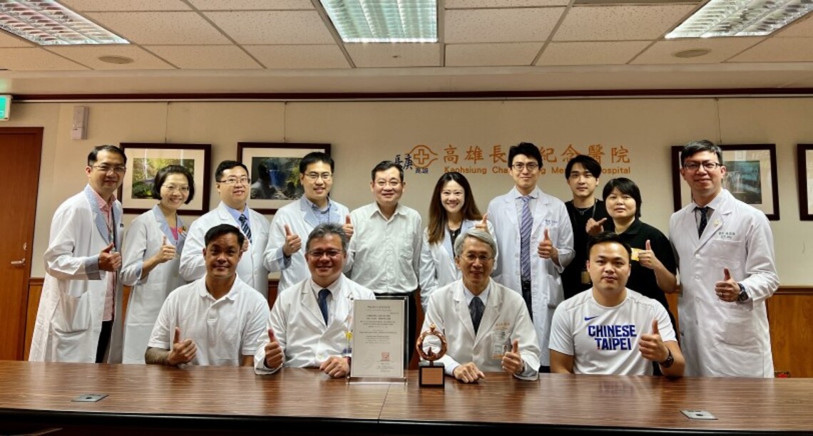 高雄長庚運醫中心照護獲殊榮 2大國手鄭兆村、林智勝現身恭賀並分享治療過程