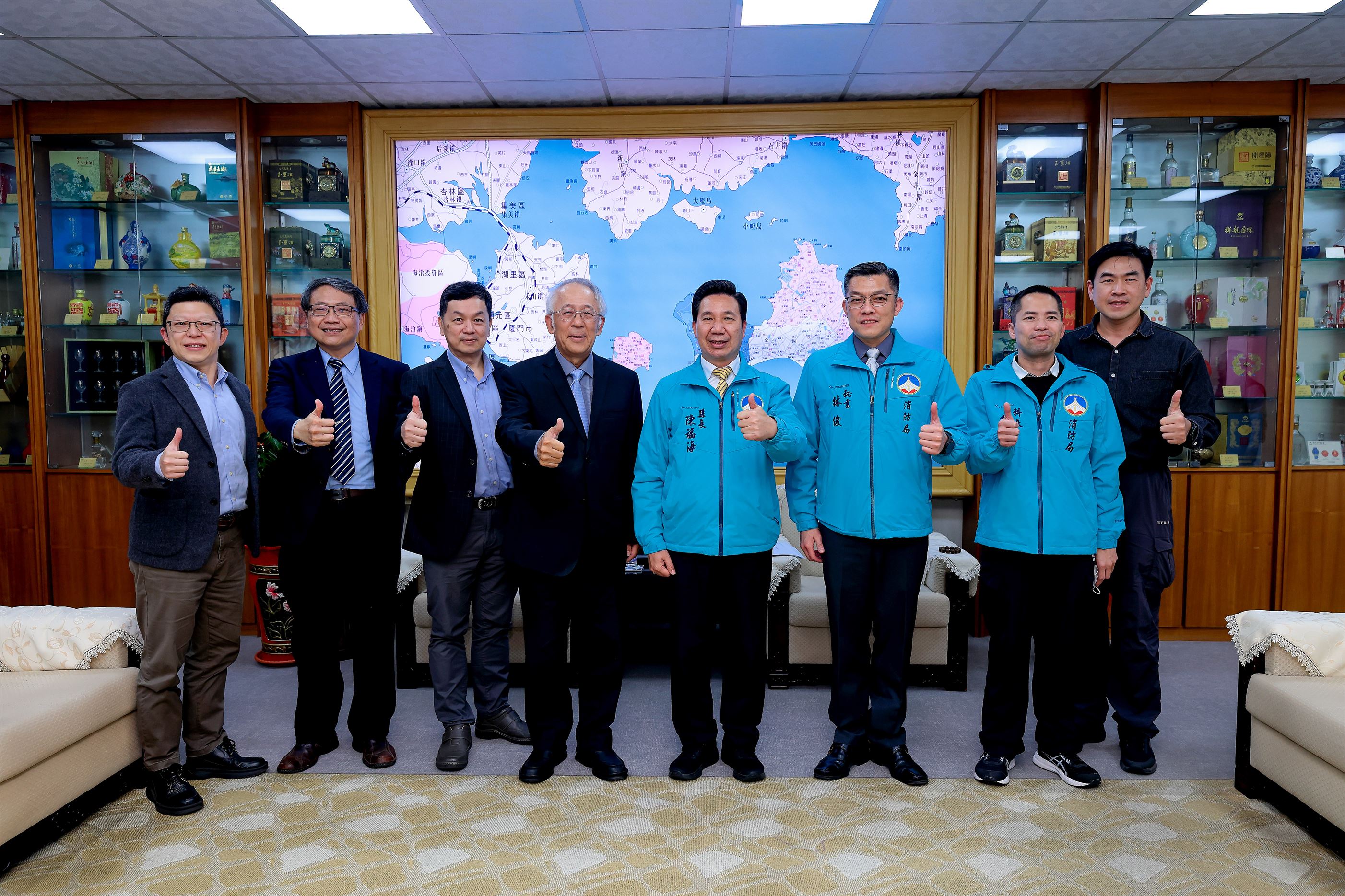 國家災害防救科技中心拜會金門縣政府,交流防災科研應用與情資整合經驗 國家災害防救科技中心拜會金門縣政府,交流防災科研應用與情資整合經驗