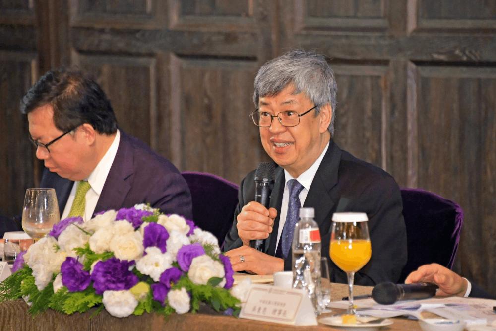 清明連假將至 陳建仁要求持續宣導掃墓用火安全 84 行政院長陳建仁出席中華民國工商協進會工商早餐會。