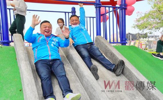 最嘻聲尖叫的溜滑梯抵佳啦 彰化首座共融公園即將於員林市落成