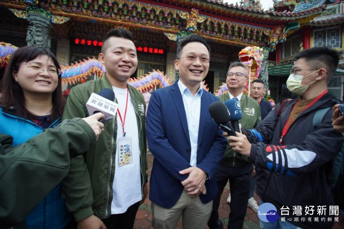 蘇副市長表示市府將全力支持紀錄片拍攝,讓桃園被看見。