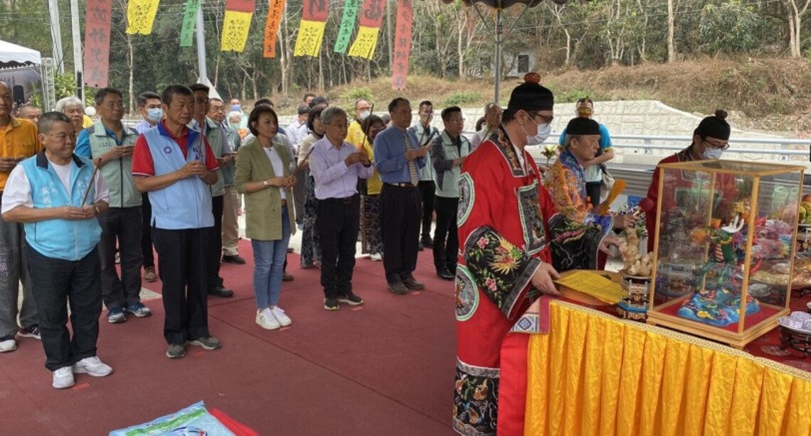 台27線中興至大津段拓寬改善工程全線完成並舉辦竣工祈福儀式