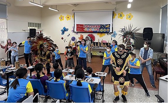 綻放青青校園 印第安民族特色文化音樂前進校園