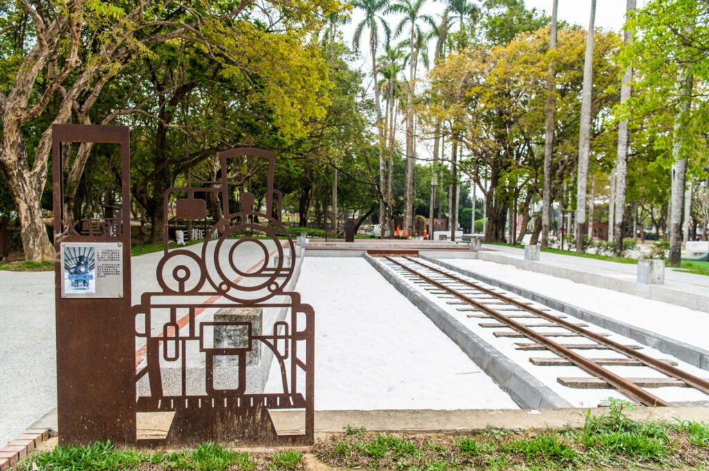 百年嘉義公園完成火車頭意象區改善工程