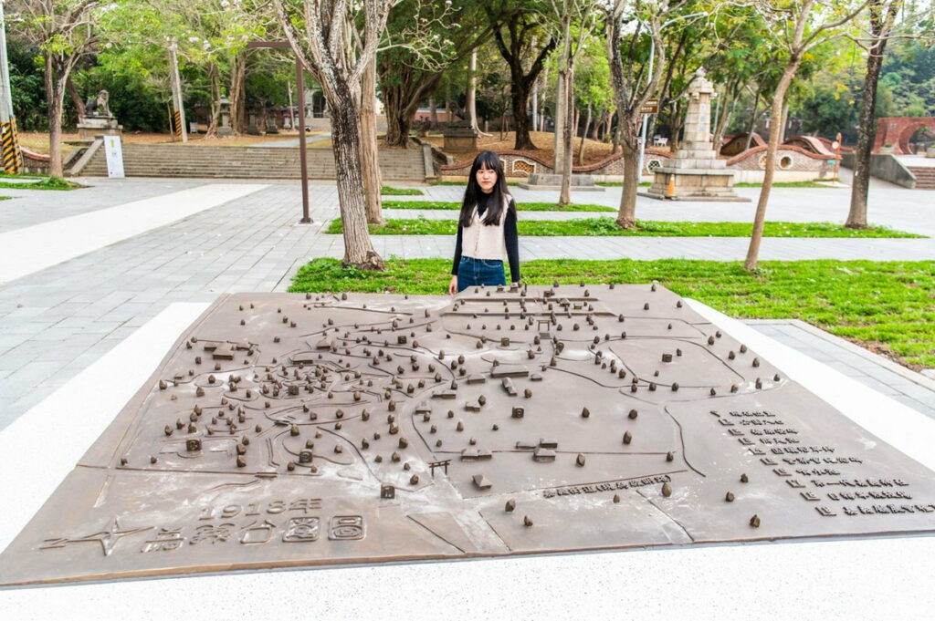 復刻 嘉義公園古地圖