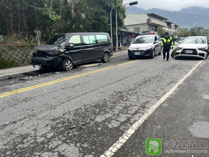 花蓮富里台9線發生死亡車禍 自小客逆向撞上廂型車害死同車乘客