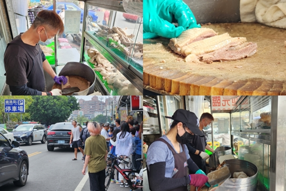 有「鵝肉一條街」之稱嘉義民雄鵝肉街人潮大排長龍 清明五天連假來客人數僅次春節