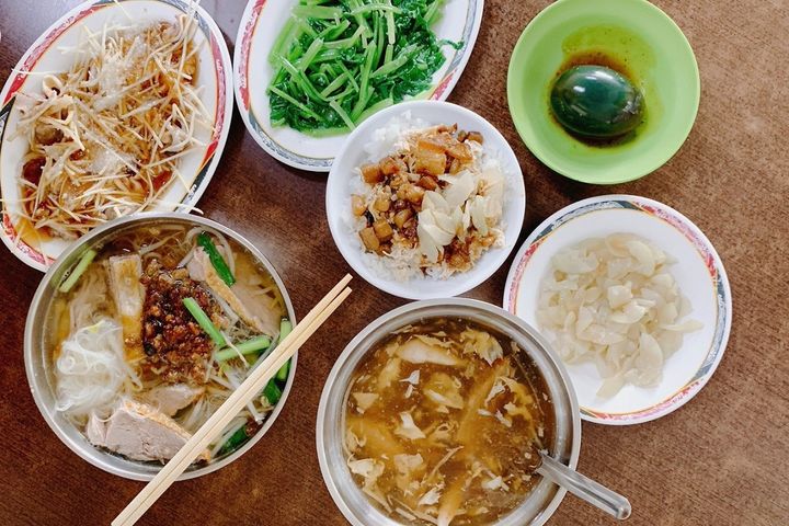 隆田鴨肉麵。 圖:官田區公所/提供