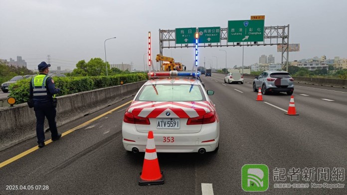又是酒駕惹的禍!自小客車國道自撞 駕駛依公共危險送辦