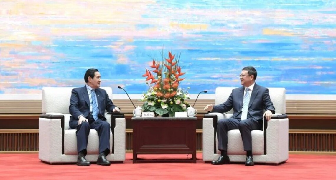 陳吉寧見參訪團談兩岸一家親 馬英九謝上海市倡和平暨合作