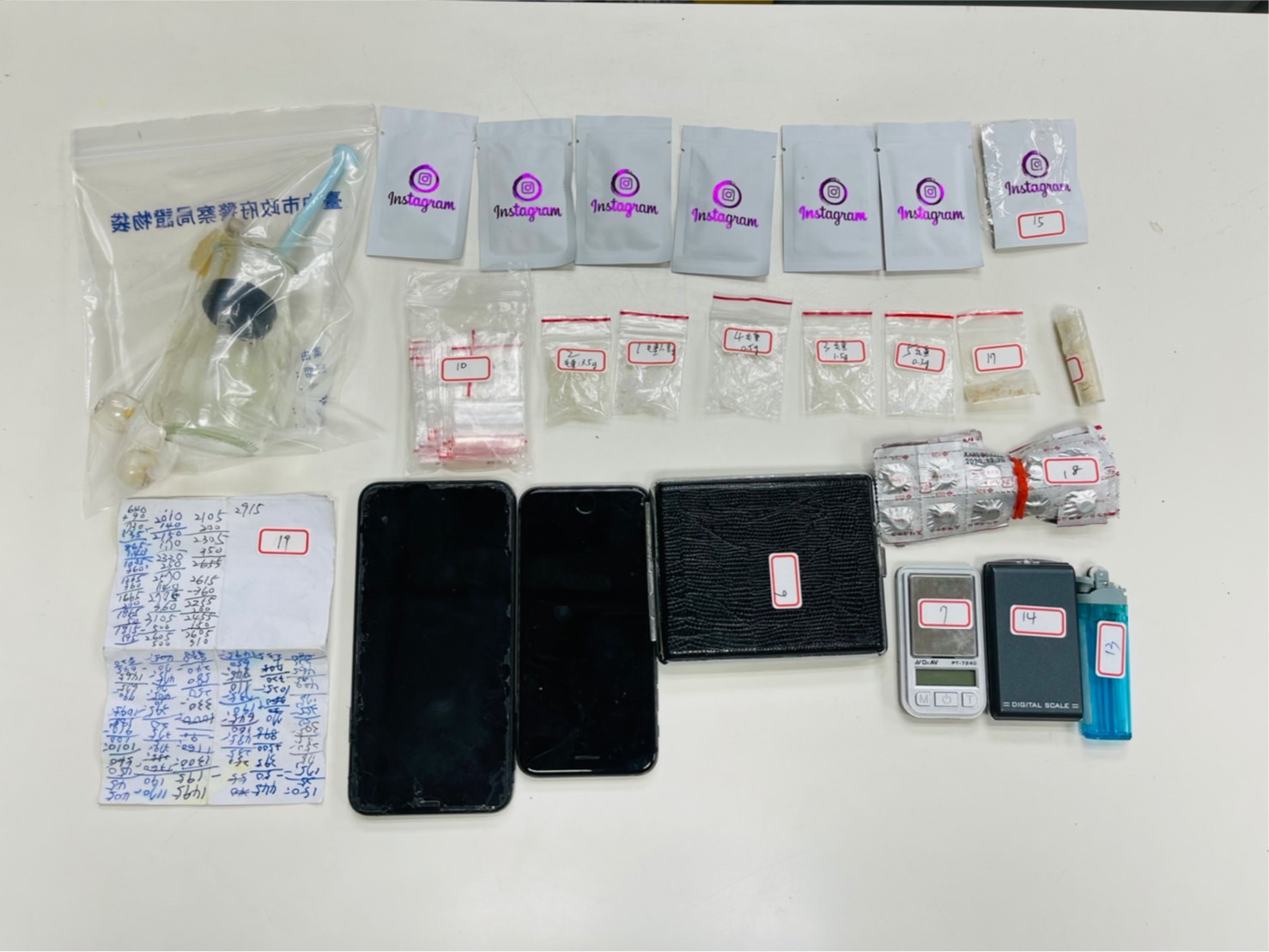 中市警日前偵破「一條龍服務」販毒案,展現打撃非法及維護治安之決心。 (圖/記者林㤈輝翻攝)