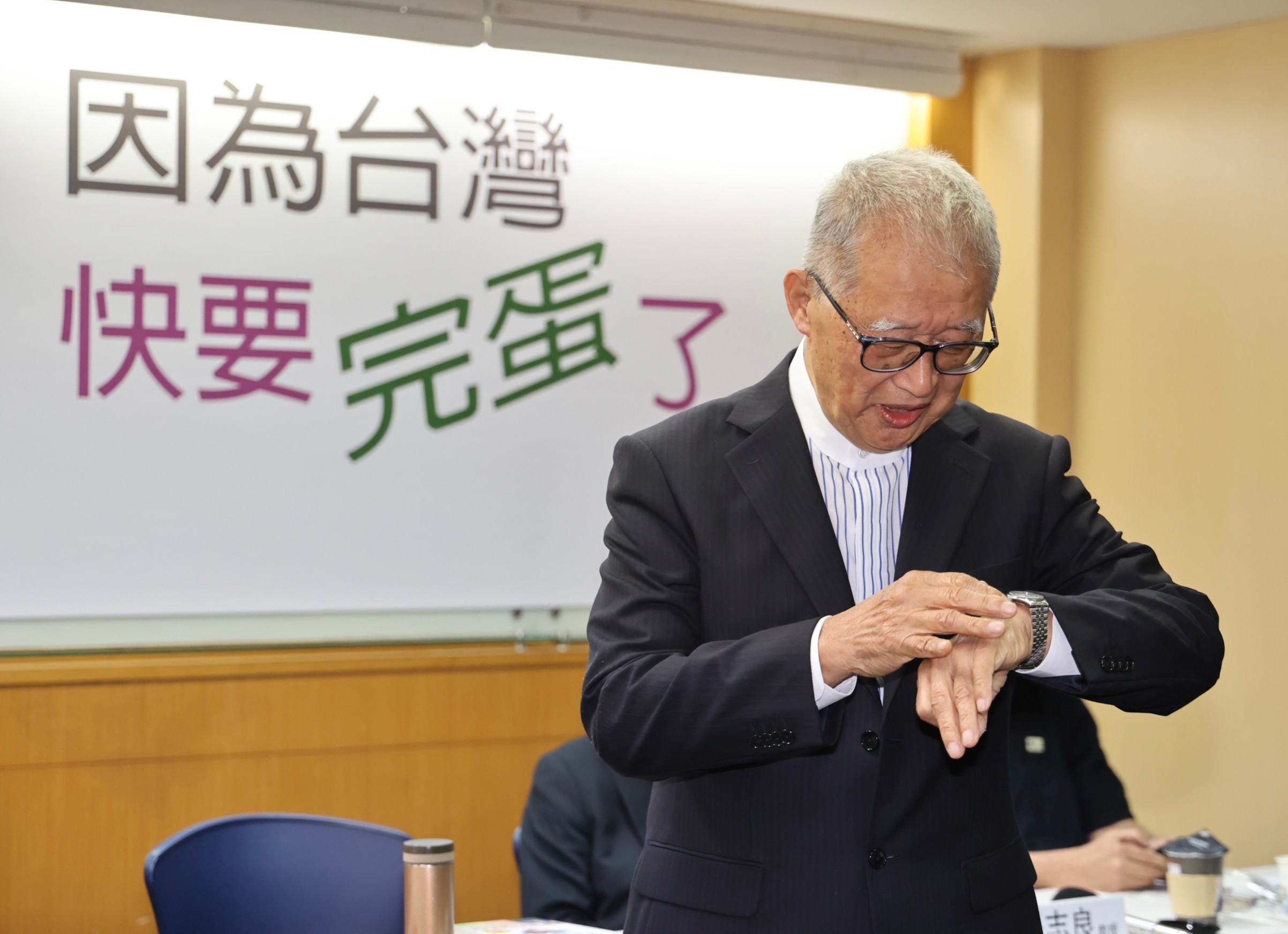 監察院前院長王建煊日前表態參選總統,他呼籲國民黨也將他納入民調。林啟弘攝