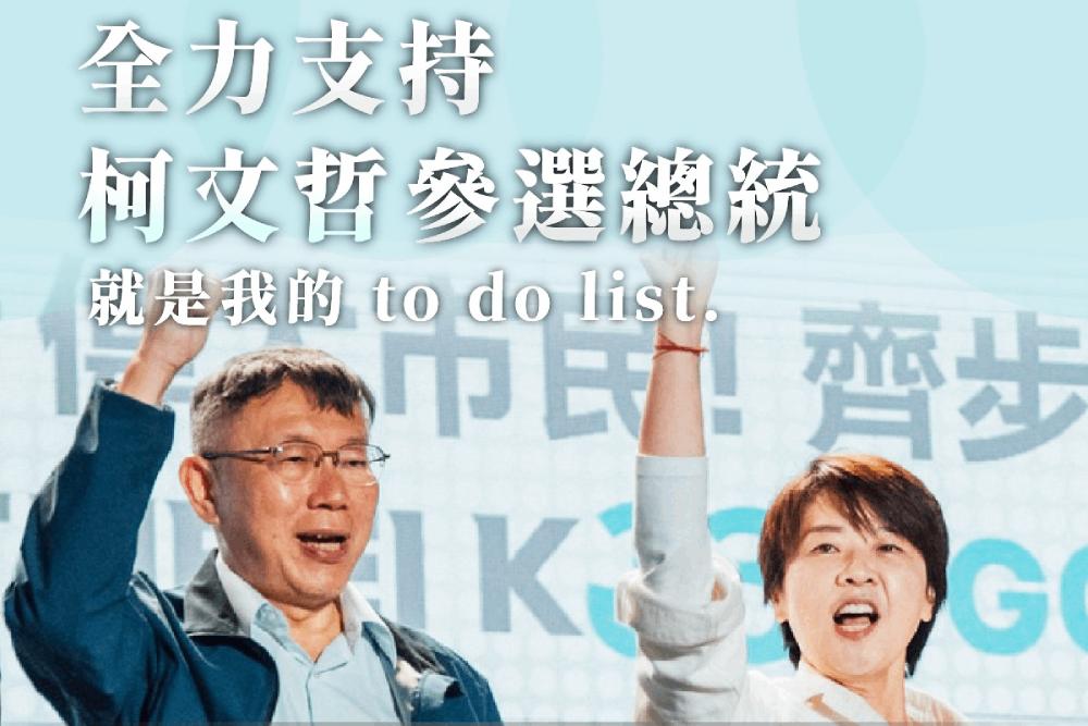 盼台灣擺脫統獨及藍綠黑金共治 黃珊珊加入民眾黨 86 黃珊珊支持柯文哲選總統