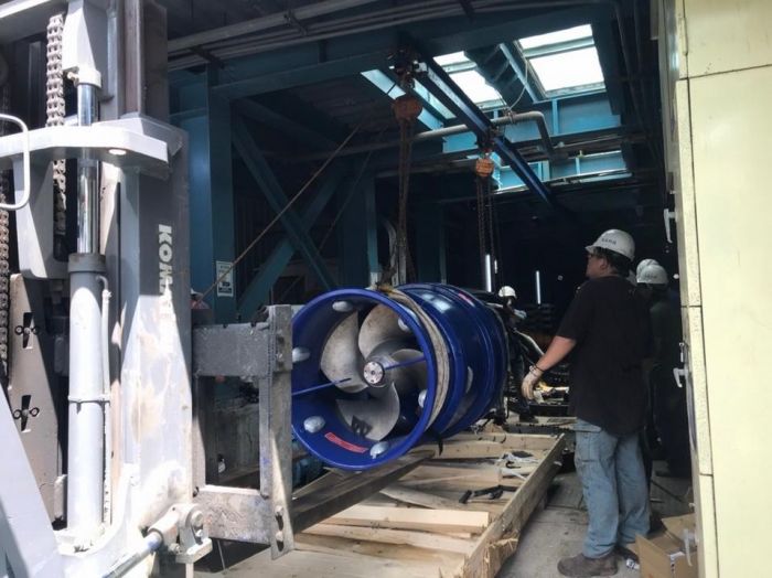 台南安平抽水站機組更新 提升安防汛能力