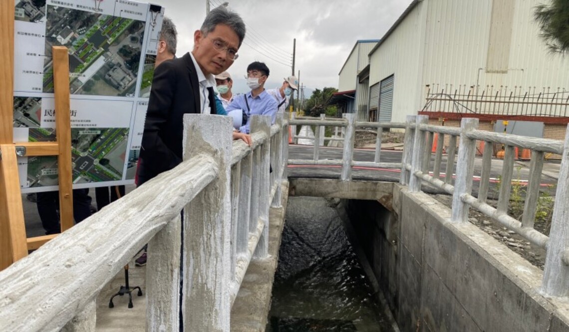 水利署東部防汛視察 花蓮縣府陸續完成排水治理工程