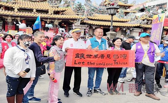 影／北港朝天宮「日行萬步」健走大會師　全球連線直播